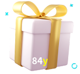 Receba seus bônus de boas-vindas no 84y